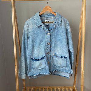Old Navy Oversized light washed denim jacket